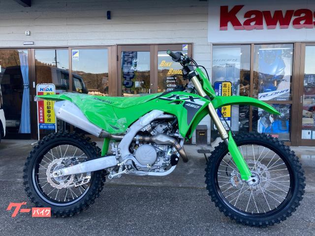 KAWASAKI KX450F New Bike GREEN km details Japanese