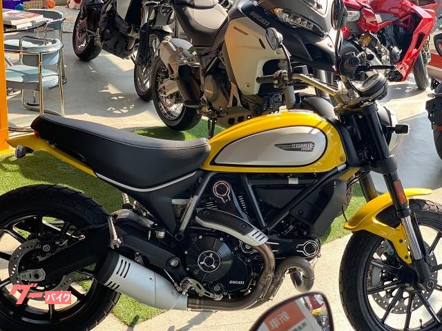 ducati scrambler yellow