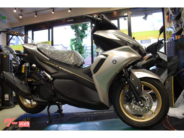YAMAHA AEROX155 | New Bike | SILVER M | ― km | details | Japanese used  Motorcycles - GooBike English