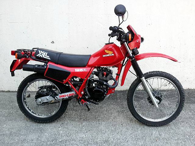 Honda Xl125r 1982 Red 3820 Km Details Japanese Used