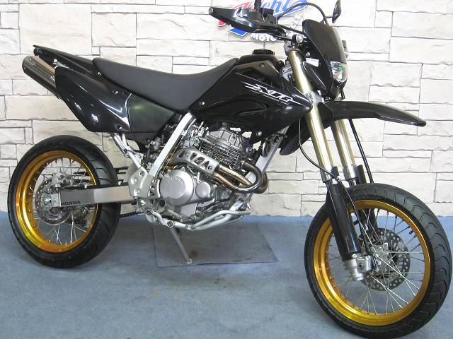 XR250モタード最終型倒立フォーク 状態良好フルカスタム