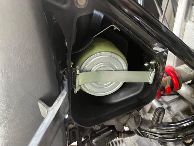 次にエアフィルターの点検♪
とってもきれいでした。
