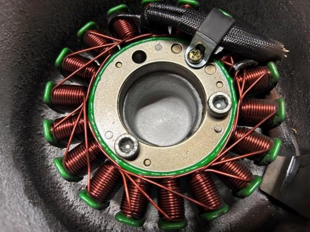 ステーターコイル交換