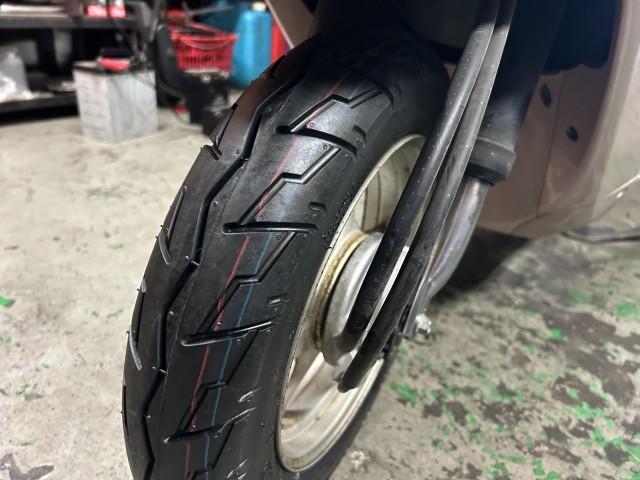 バイクタイヤ交換
