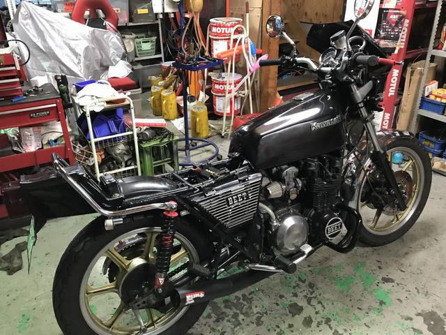 カワサキ Ｚ４００Ｊ メインハーネス交換 電装トラブル ハンドル