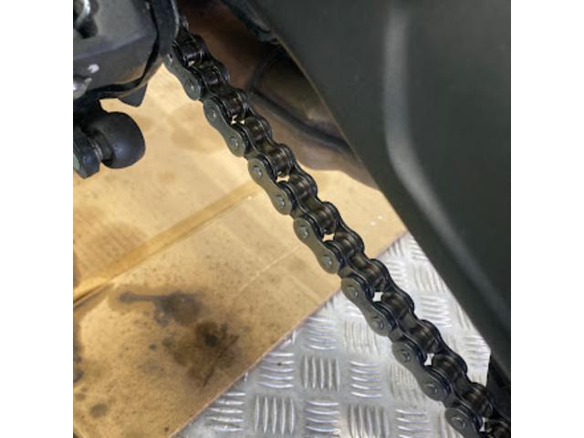 チェーンに給油後、動きもよくなりました。