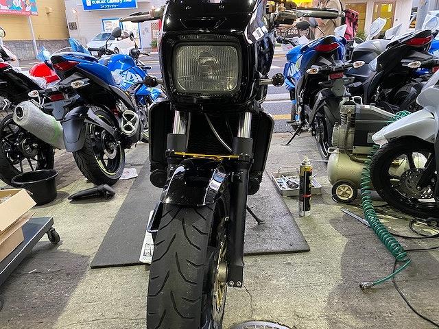 ZRX1100 エンジンオイル・フィルター交換 交換パーツ持ち込みもOK 広島 