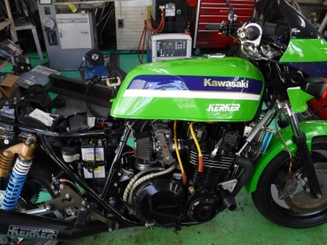 カワサキ 空冷最強最後 Z1100R-1 FCRキャブレター交換 バイクカスタム 広島（ＷＩＺＡＲＤ‐２の作業実績  2019/03/25）｜バイクの整備・メンテナンス・修理なら【グーバイク】