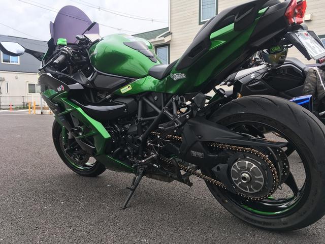 H2SX SE チェーン交換（バイクステーション オオガキ （有）オオガキの作業実績  2019/06/28）｜バイクの整備・メンテナンス・修理なら【グーバイク】