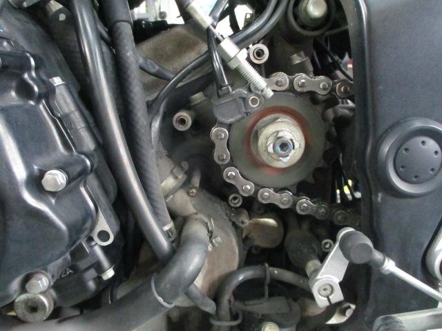 洗浄後にラジエターホースバンドの確認