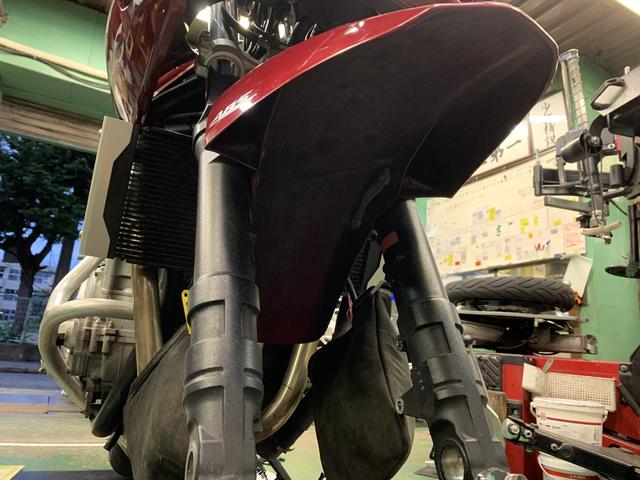 スズキ バンディット1250Ｓ 前後タイヤ交換（モトフットの作業実績 2019/09/22）｜バイクの整備・メンテナンス・修理なら【グーバイク】