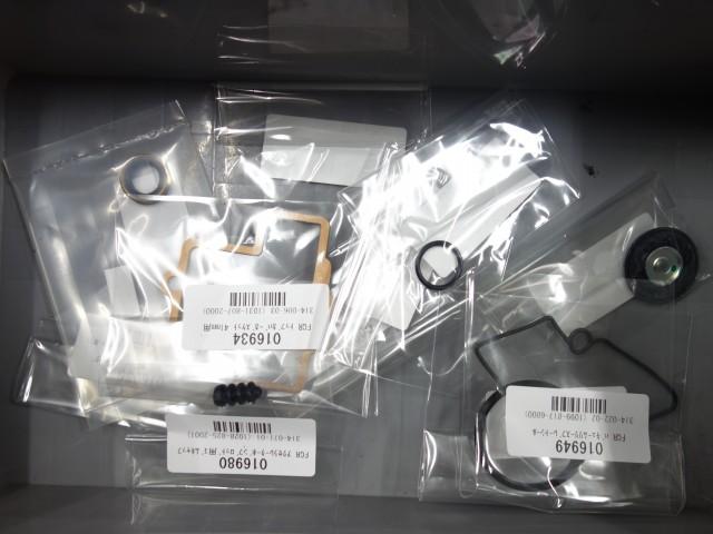 Oリングやガスケットなどは新品に交換