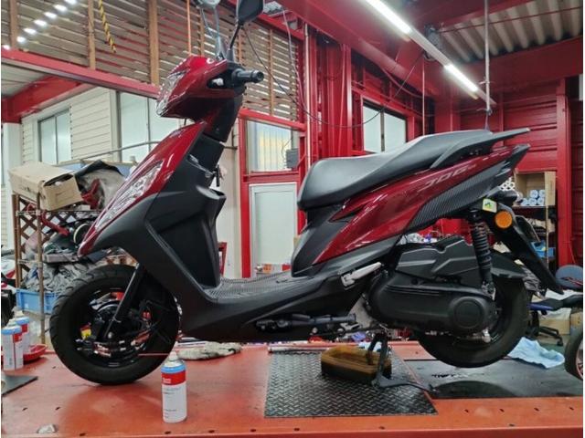車体番号 JOG125(SEJ5J)オイル交換させて頂きました。
