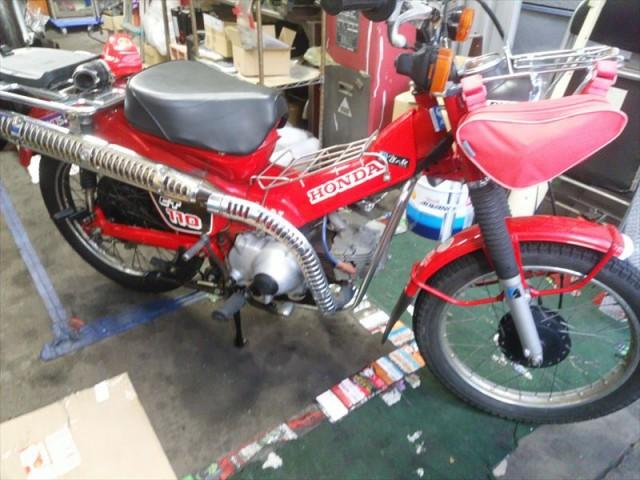 ホンダ CT110ハンターカブ ものほんでオイルがどっからか漏れている修理の巻・・・点検ですね。｜バイクの整備・メンテナンス・修理なら【グーバイク】