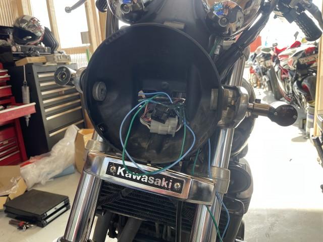 バイクウインカー交換