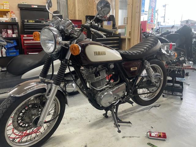 兵庫県神戸市西区バイク車検 ヤマハSR400車検整備