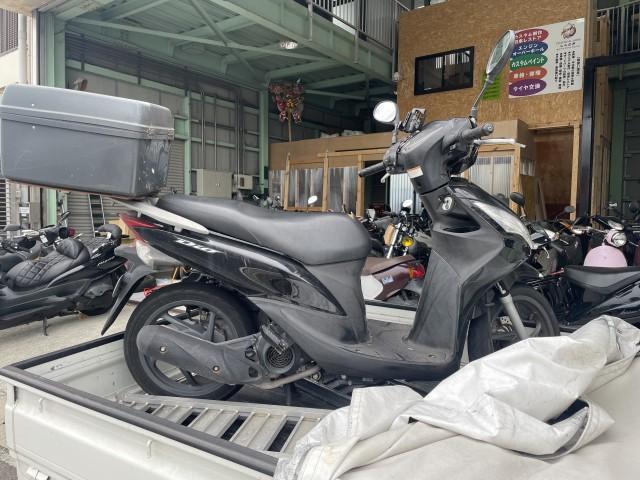 ホンダ ディオ110修理で引き取り