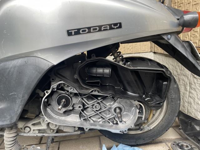 原付きバイク駆動系交換修理