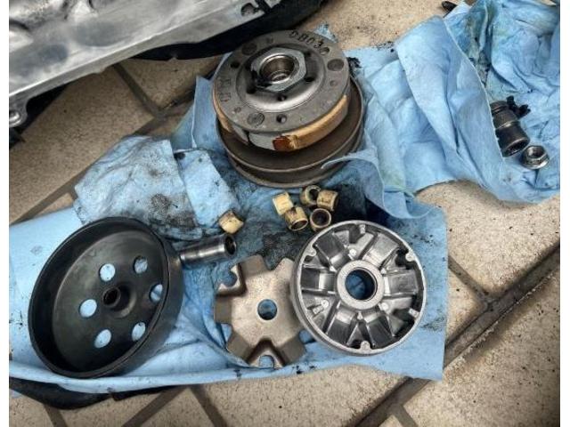 50ccバイク駆動系交換修理