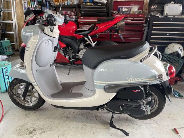 神戸市西区原付バイク点検メンテナンス オイル交換
