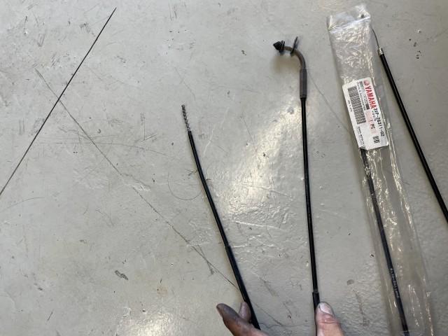 旧車原付 アクセルワイヤー交換