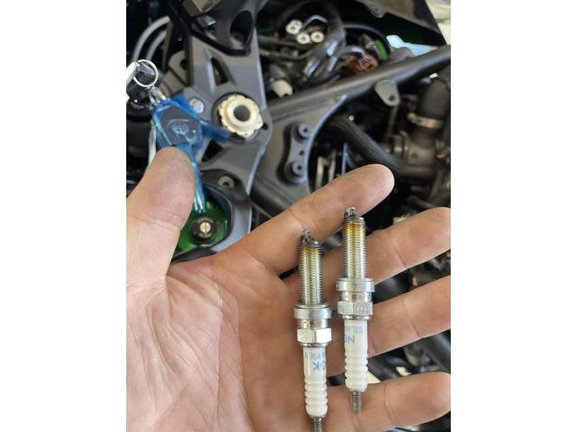 Ninja H2 SX SE ニンジャ 点火プラグ交換
