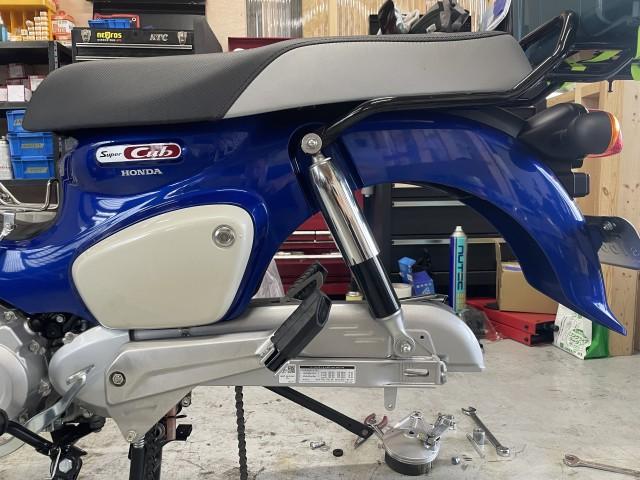 スーパーカブ110 パンク修理