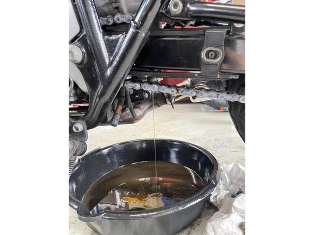 CB400SS エンジンオイル交換
