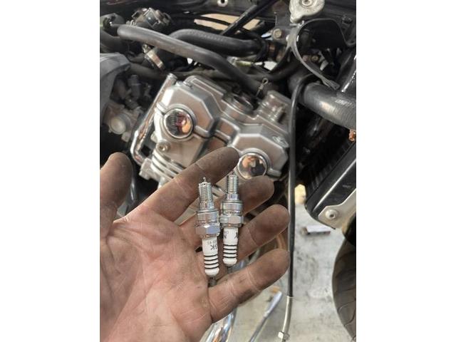 ホンダ CB400SF NC42 セルモーター交換 NGK 神戸市西区