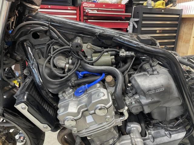 ホンダ CB400SF NC42 セルモーター交換 NGK 神戸市西区