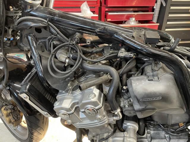 ホンダ CB400SF NC42 セルモーター交換 NGK 神戸市西区