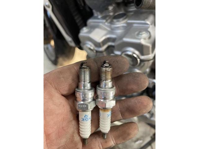 ホンダ CB400SF NC42 セルモーター交換 NGK 神戸市西区
