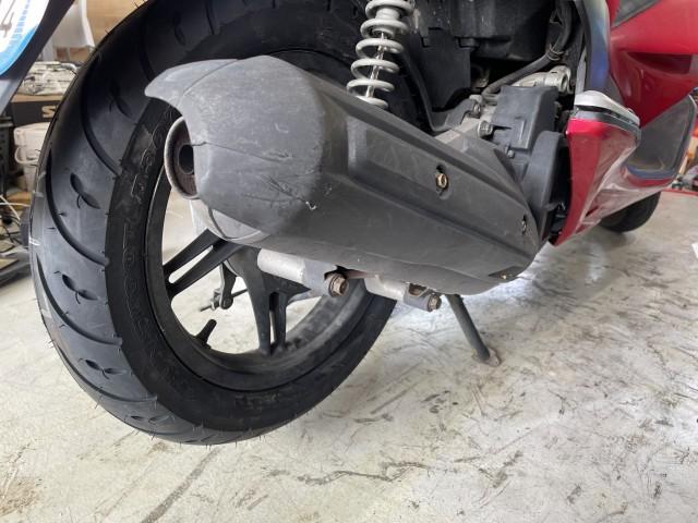 PCX125 修理 メンテナンス オイル交換 タイヤ交換