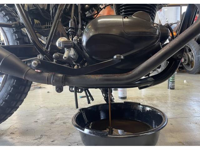 カワサキ 250TR BJ250F エンジンオイル交換