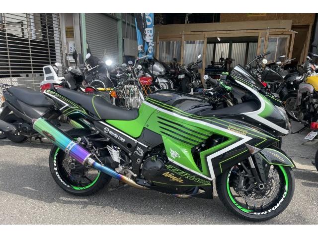 カワサキ ZZR1400 ZXT40A チェーン交換
