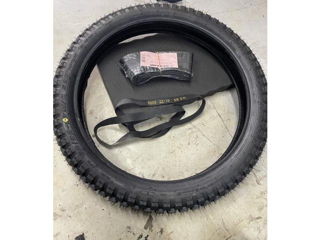 カワサキ 250TR BJ250F 納車点検整備 フロントタイヤ交換 チューブ交換 ETC取り付け マフラー交換