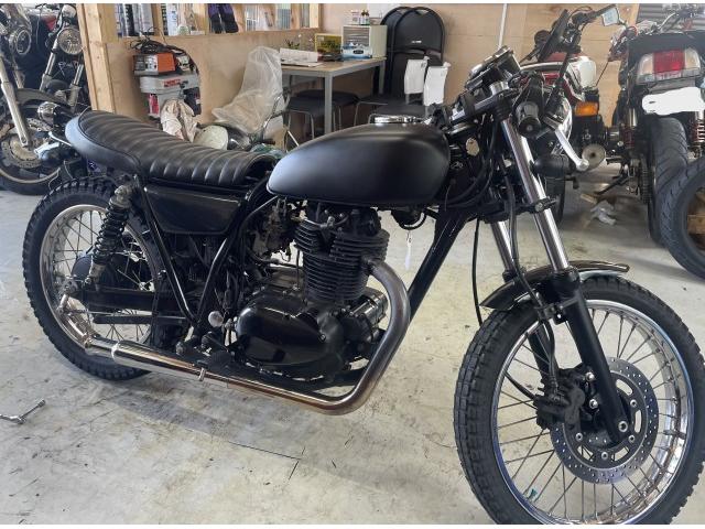 カワサキ 250TR BJ250F 納車点検整備 フロントタイヤ交換 チューブ交換 ETC取り付け マフラー交換
