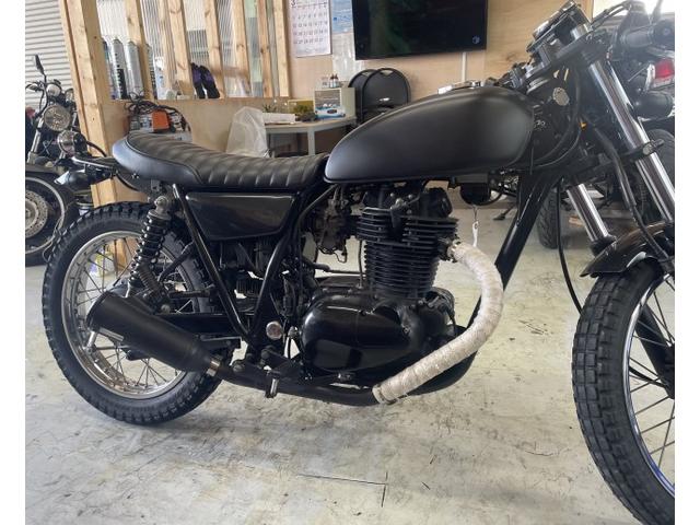 カワサキ 250TR BJ250F 納車点検整備 フロントタイヤ交換 チューブ交換 ETC取り付け マフラー交換