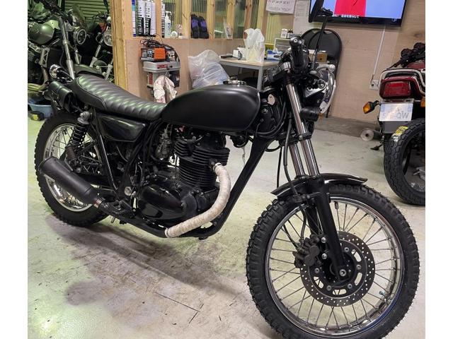 カワサキ 250TR BJ250F 納車点検整備 フロントタイヤ交換 チューブ交換 ETC取り付け マフラー交換