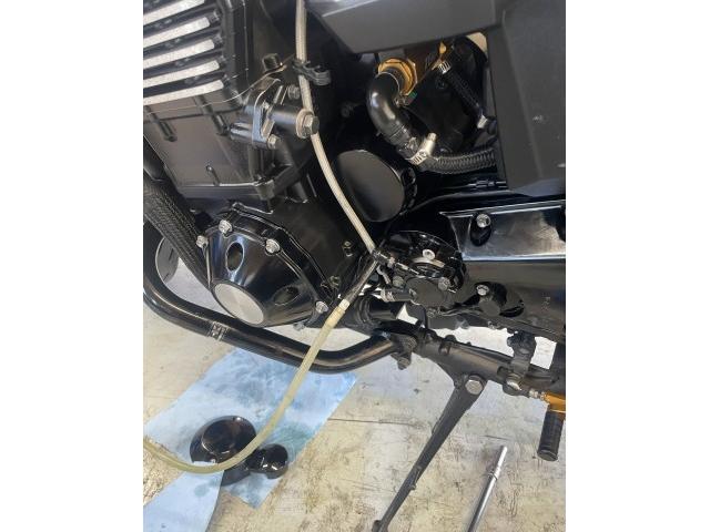 カワサキ ZRX1200ダエグ クラッチオイル交換