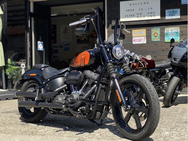 FXBBS ストリートボブ114 ハンドル ウインカー カスタム 般若バー チゼルハンドル ケラーマン ナノウインカー