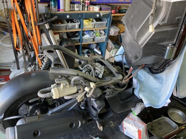 VOX ヤマハ 修理 セルモーター交換 那珂川市 福岡|バイクの整備 VOX ヤマハ 修理 セルモーター交換 那珂川市 福岡|バイクの整備