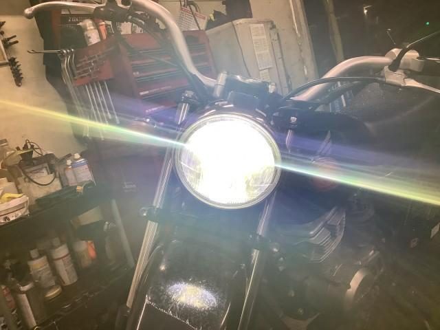 エイプ50Fi ヘッドライトLED化