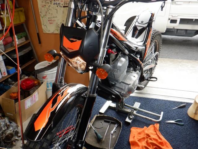 燃料コックトラブルを解消してついに「エンジン始動」