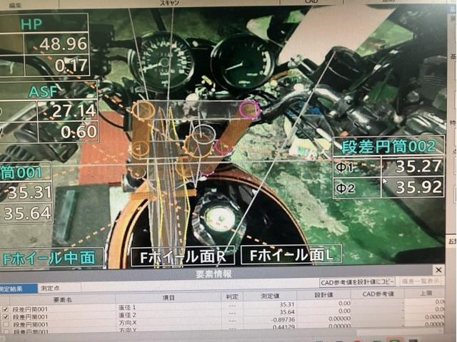 修正後、再度計測して確認です。