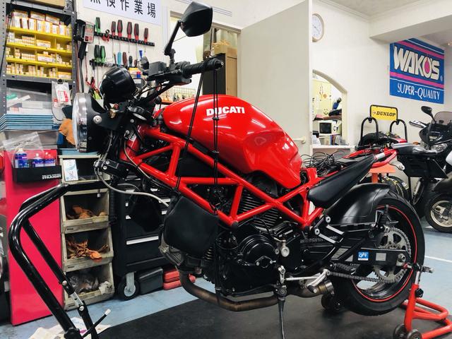 DUCATI/モンスター400ie（バイクショップＳｔｒａｔｅｇｙ福岡本店の作業実績  2019/12/19）｜バイクの整備・メンテナンス・修理なら【グーバイク】