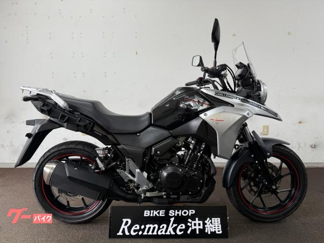 スズキ　Ｖ−ストローム２５０ＡＢＳ　ＤＳ１１Ａ　２０２１年モデル　パールネブラーブラック／ハイテックシルバーメタリック