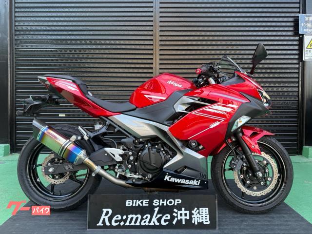 カワサキ Ｎｉｎｊａ　２５０　ＥＸ２５０Ｐ　２０２２年モデル　社外マフラー　エンジンスライダー　グリップ　キャンディーパーシモンレッド物件画像