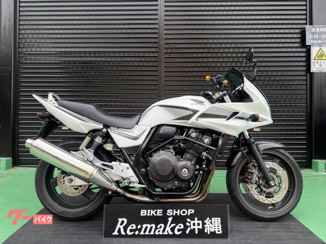ホンダ ＣＢ４００ＳＢ　ＡＢＳ　ＶＴＥＣ　Ｒｅｖｏ　ＮＣ４２　２０１０年モデル　エンジンガード　レバー　パールサンビームホワイト