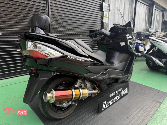 自賠責保険付-埼玉発193】6656Km SUZUKI スカイウェイブ250(CJ43A) 希少SSモデル 新品ミラー付 スカイウェイブ250/SS(CJ43A) -since 2002- - バイクの系譜